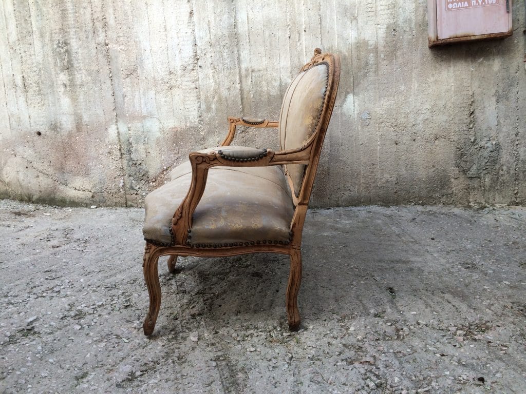 Καναπές τριθέσιος παλιά έπιπλα - Image 5