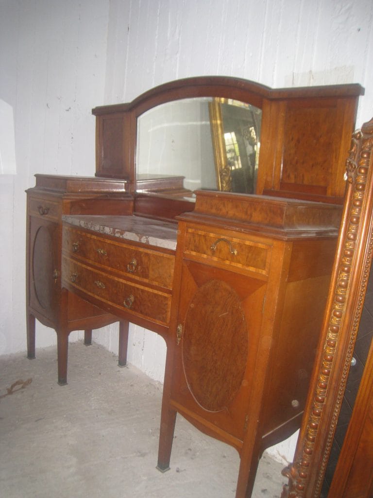 Μπουφές καρυδιά art deco - Image 3