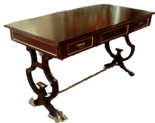 Γαλλικό Μαόνι Τραπεζι Γραφείο Μασίφ