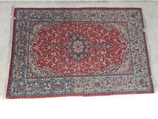 Red Gray carpet