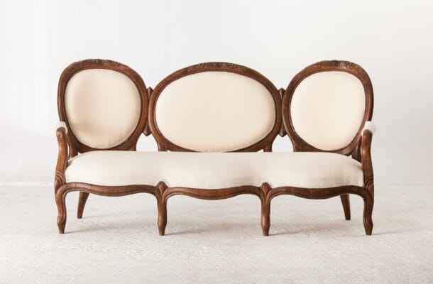 French  Walnut Sofa