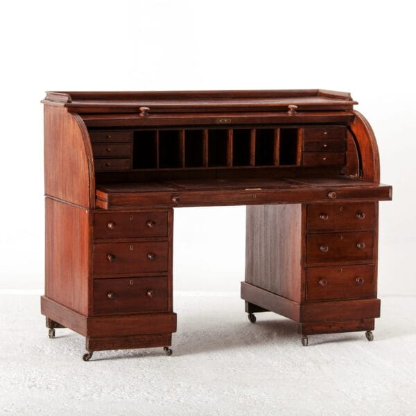 Victorian Roll - Top Bureau