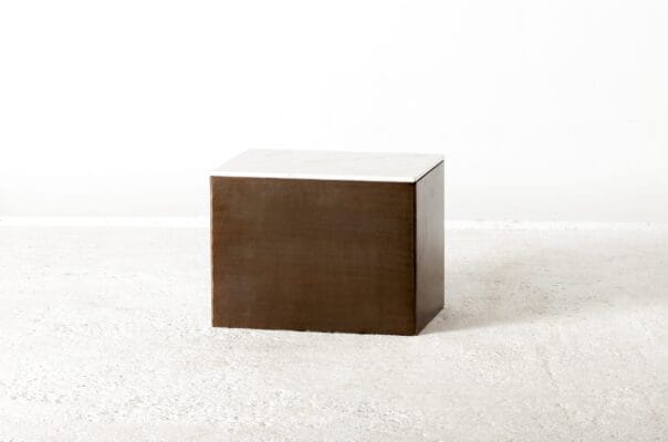 Pewter And Copper Coffee Table