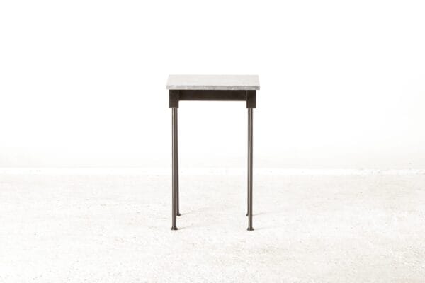 Black Chrome End Table