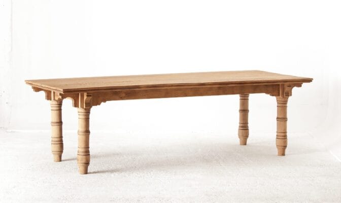 Custom Oak Dinning Table