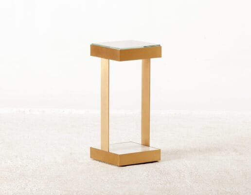 Custom Brass End Table